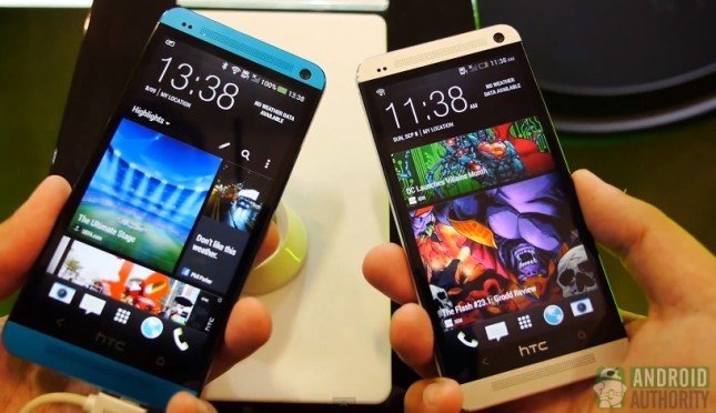 HTC One Blue vs Silver